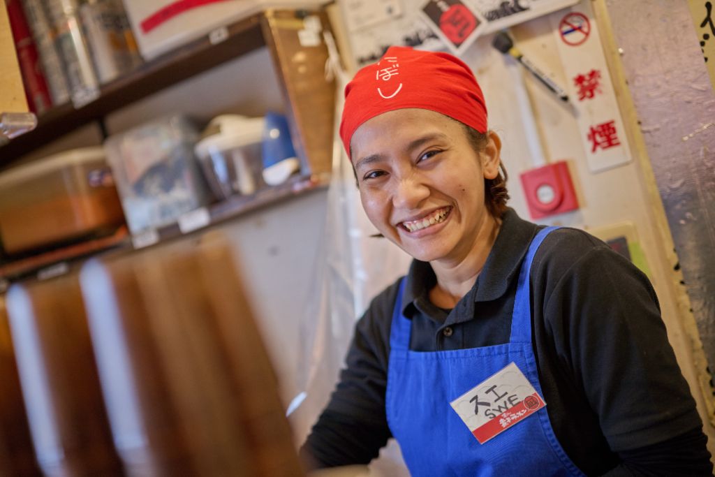 副店主の仕事風景